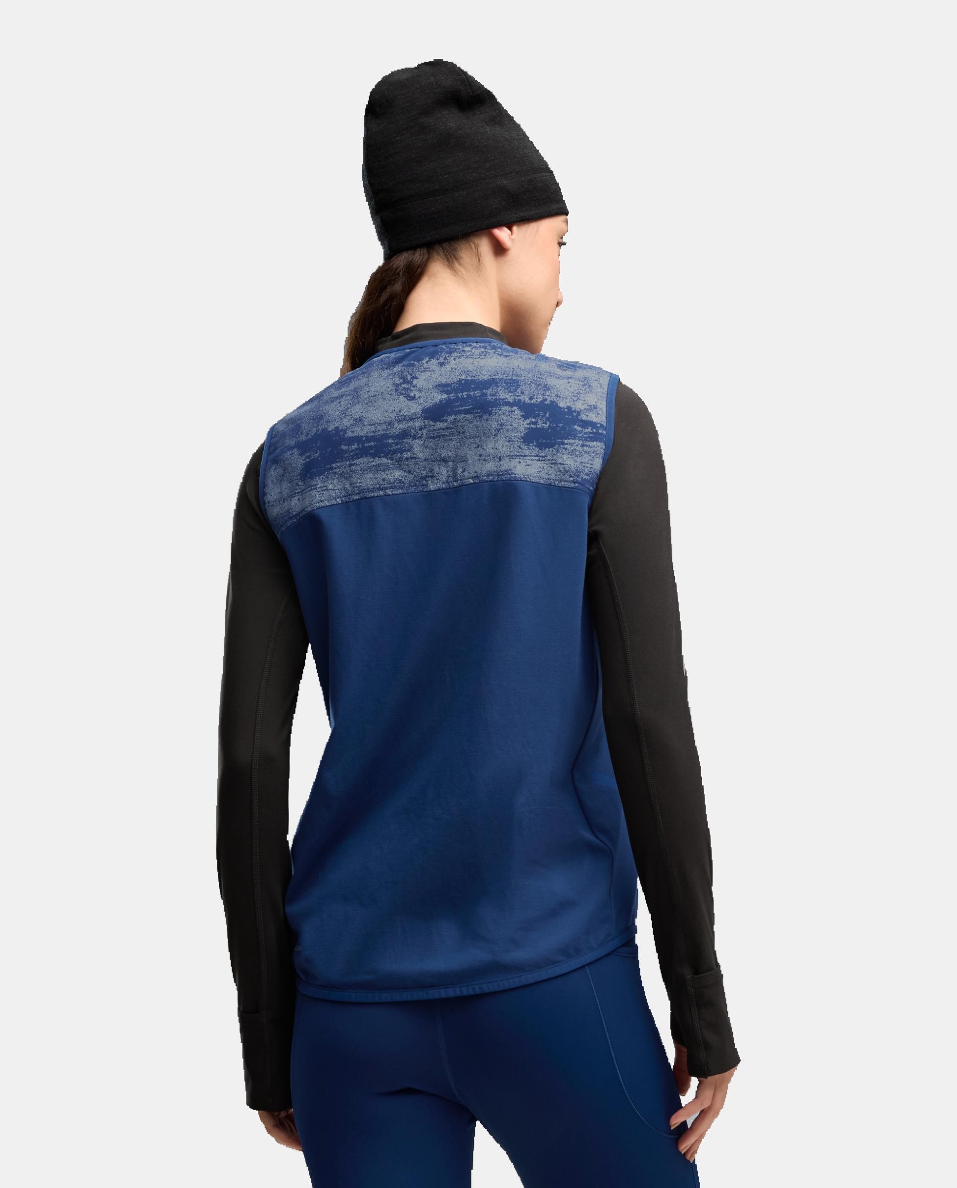 T-shirt sem Mangas de Running de Mulher W Run Brightstride Primaloft V Cinzento-2