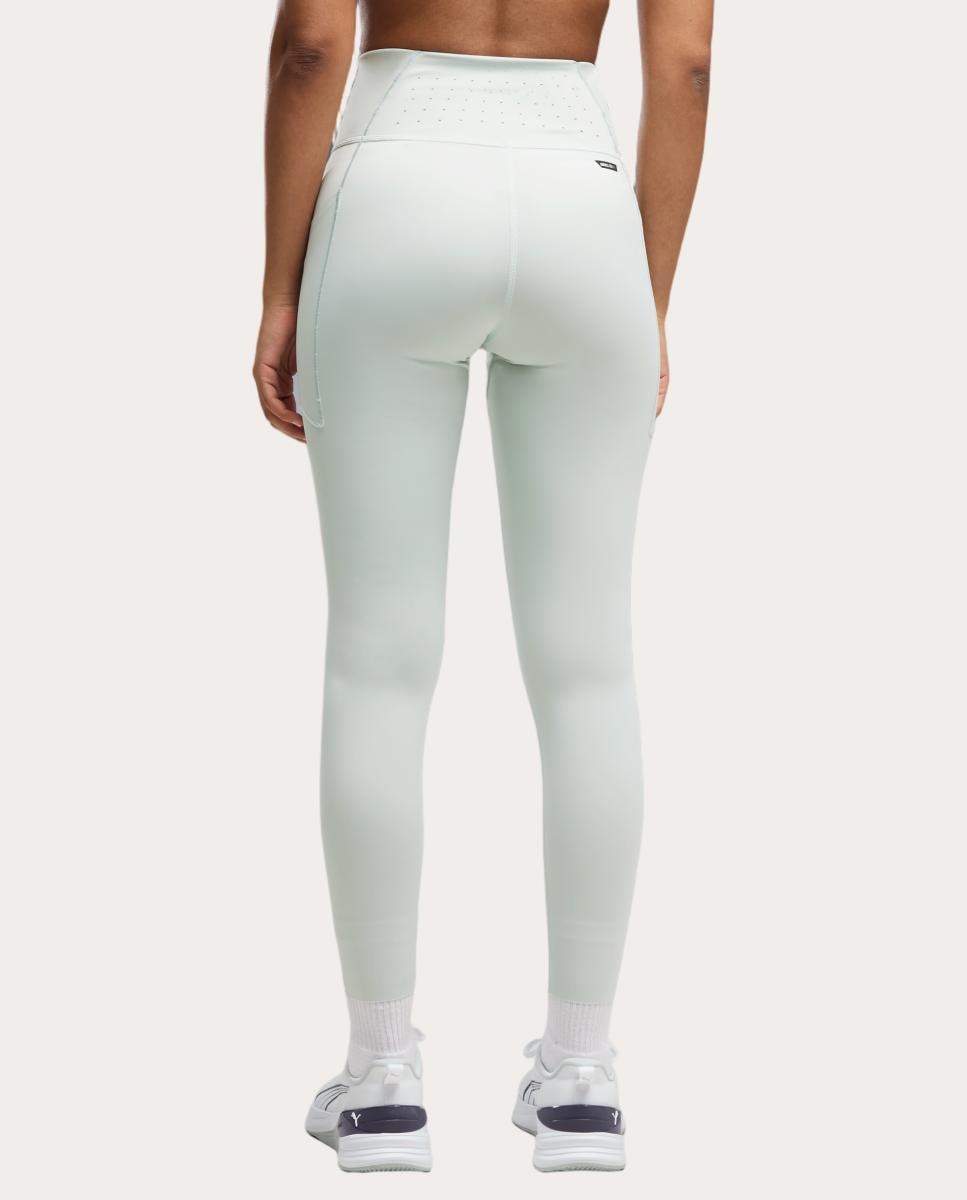 Leggings de Training de Mulher W Pwrmode 7/8Th Tight Puma Verde-2