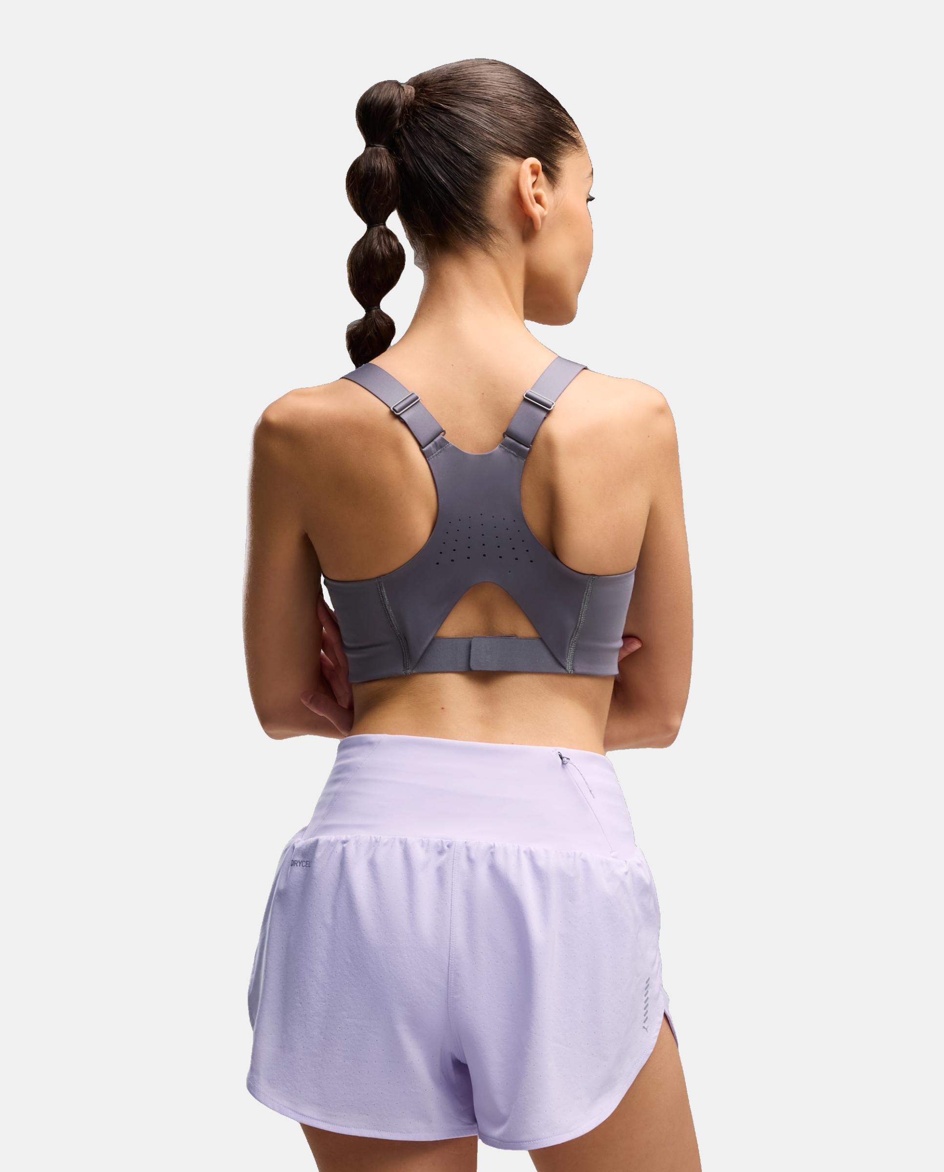 Tops de Running de Mulher PWRMODE Bra - High Roxo-2
