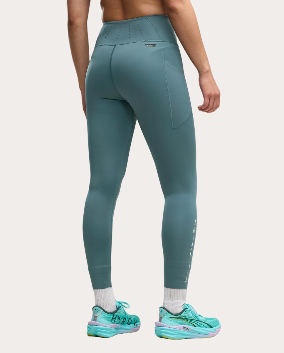 Leggings de Training de Mulher W Puma X Hyrox Pwrmode  7/8 Ti Puma Verde-2