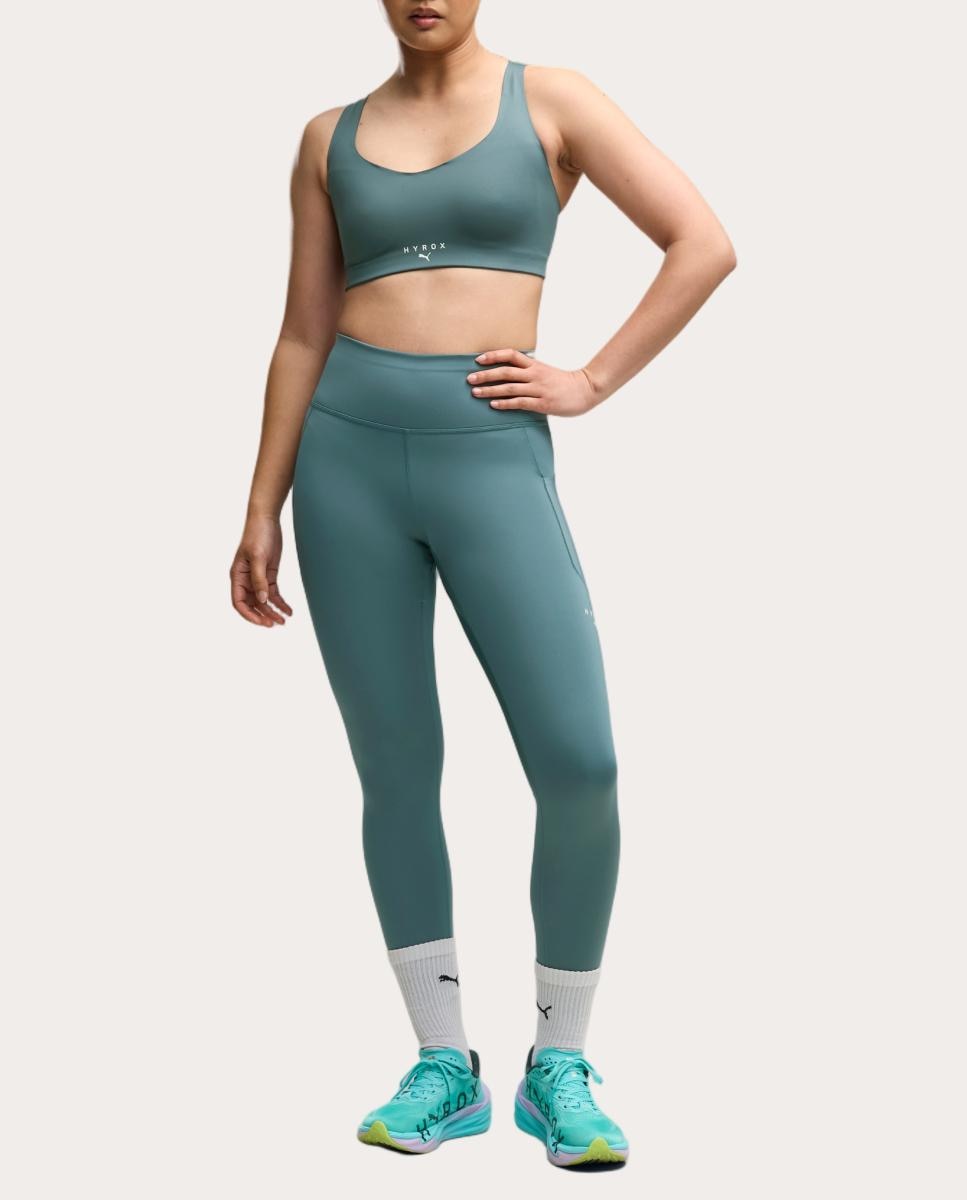 Leggings de Training de Mulher W Puma X Hyrox Pwrmode  7/8 Ti Puma Verde-3
