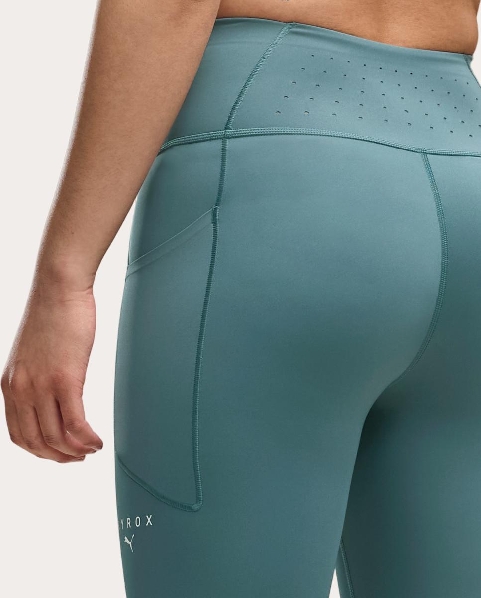 Leggings de Training de Mulher W Puma X Hyrox Pwrmode  7/8 Ti Puma Verde-4