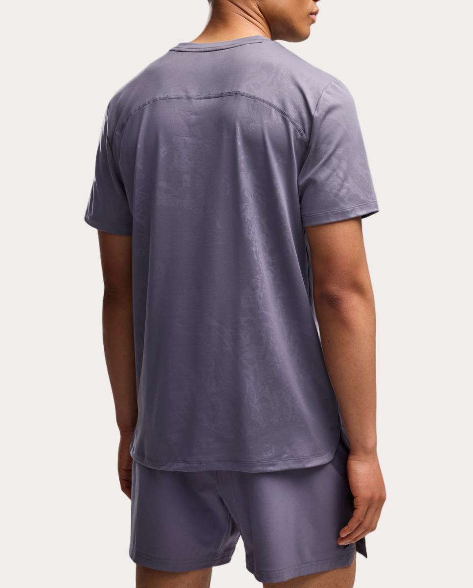 T-Shirt de Training de Homem M Cloudspun Embossed Tee Puma Roxo-2