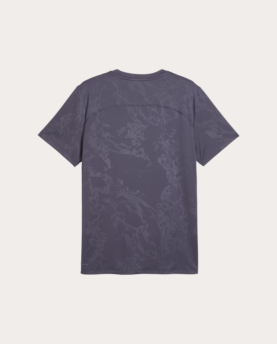 T-Shirt de Training de Homem M Cloudspun Embossed Tee Puma Roxo-5