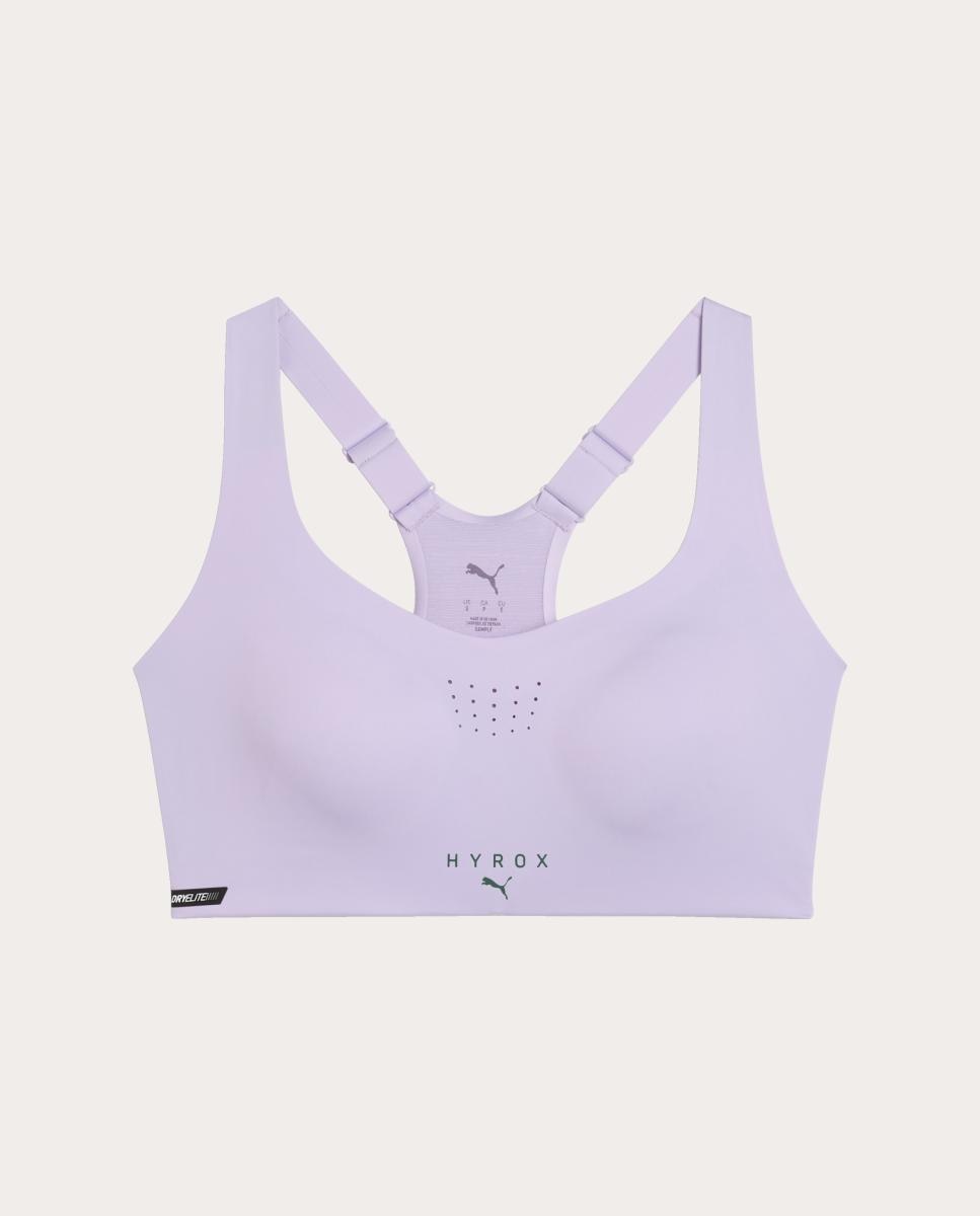 Tops de Training de Mulher W Puma X Hyrox Pwrmode Bra Puma Roxo-4