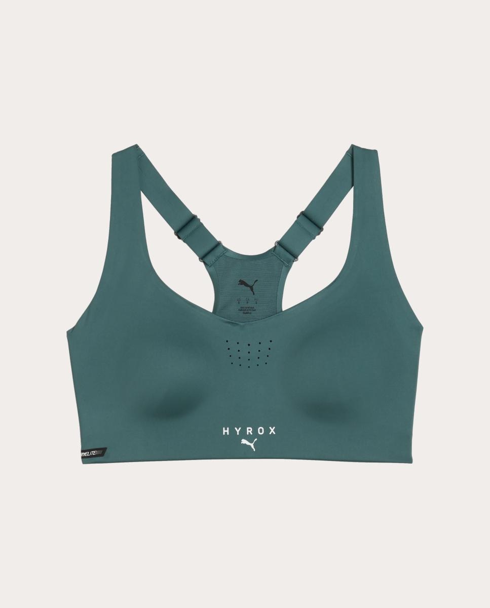 Tops de Training de Mulher W Puma X Hyrox Pwrmode Bra Puma Verde-4