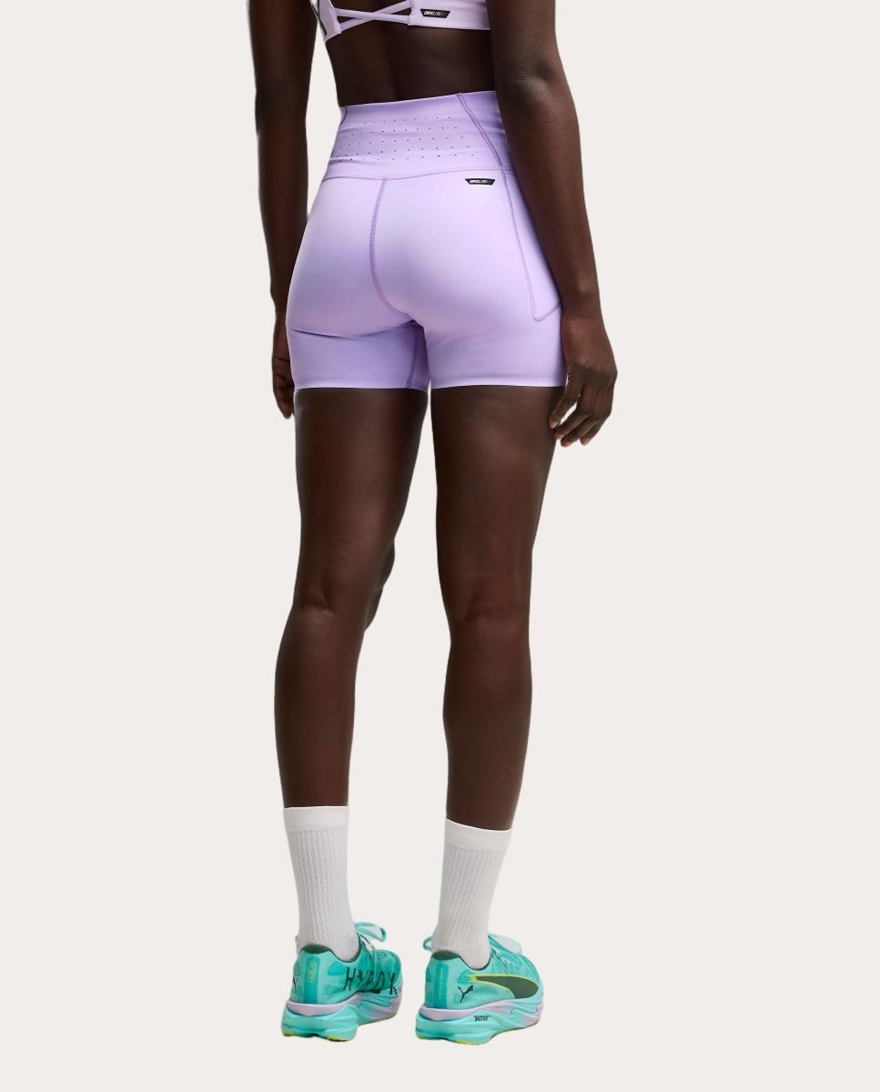Leggins Calções de Training de Mulher W Puma X Hyrox Pwrmode 4" Shor Puma Roxo-2