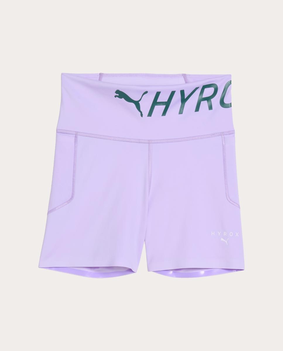 Leggins Calções de Training de Mulher W Puma X Hyrox Pwrmode 4" Shor Puma Roxo-6