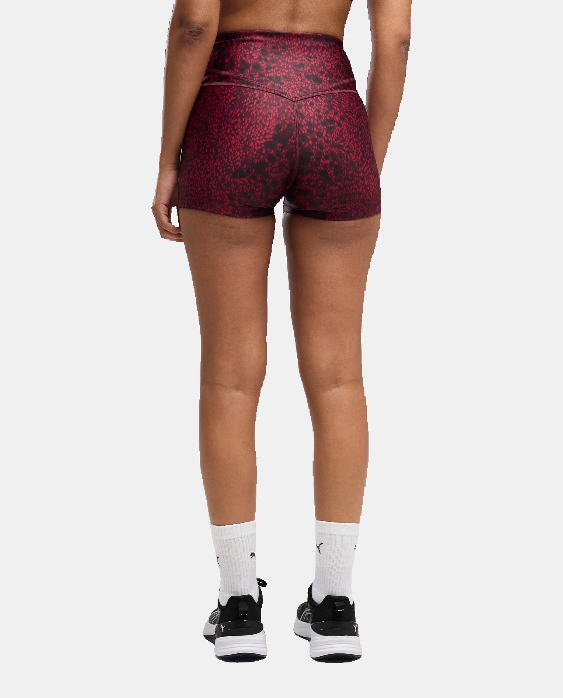 Mallas Cortas de Training de Mujer W Tropical Speed Short Tight 3 Puma - Rojo Rojo-2