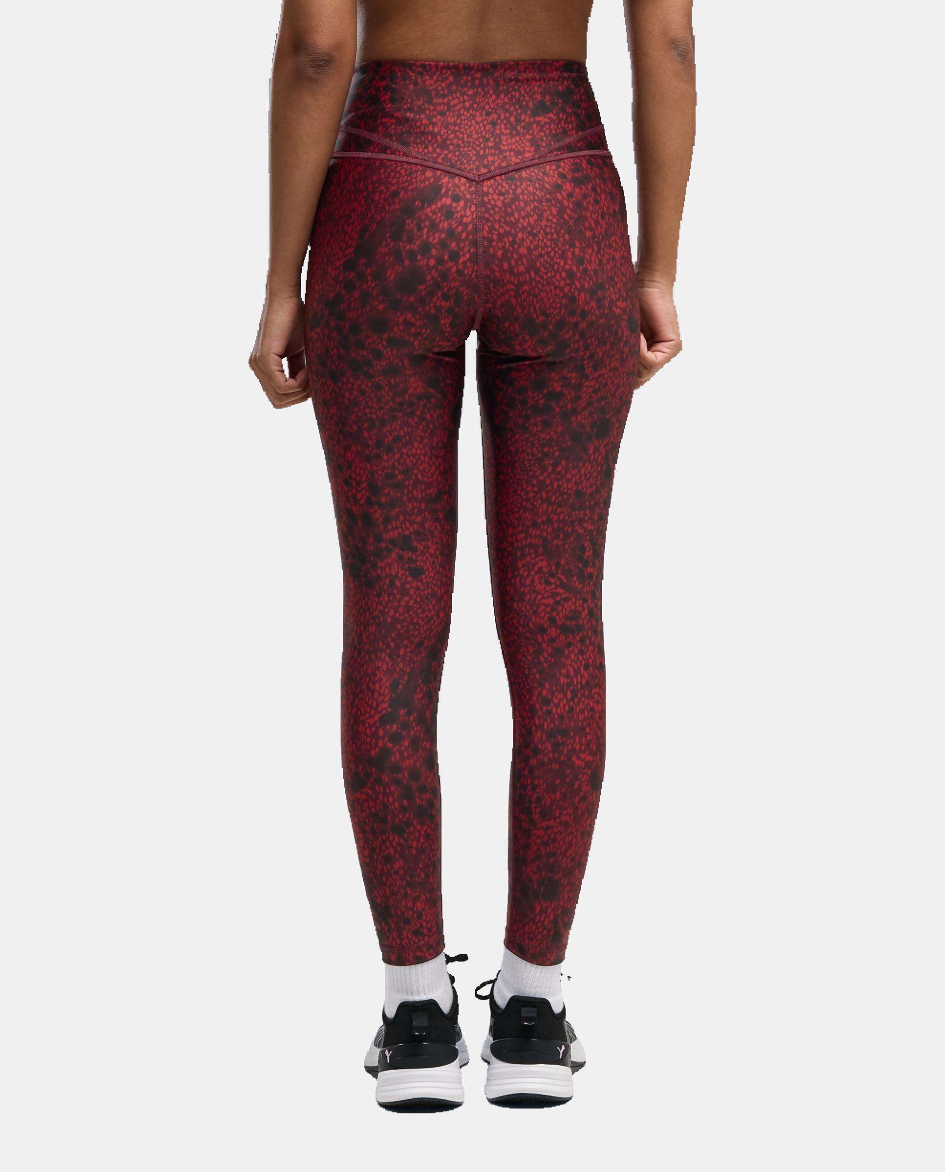 Mallas Largas de Training de Mujer W Tropical Speed Tight - HW Puma - Rojo Rojo-4