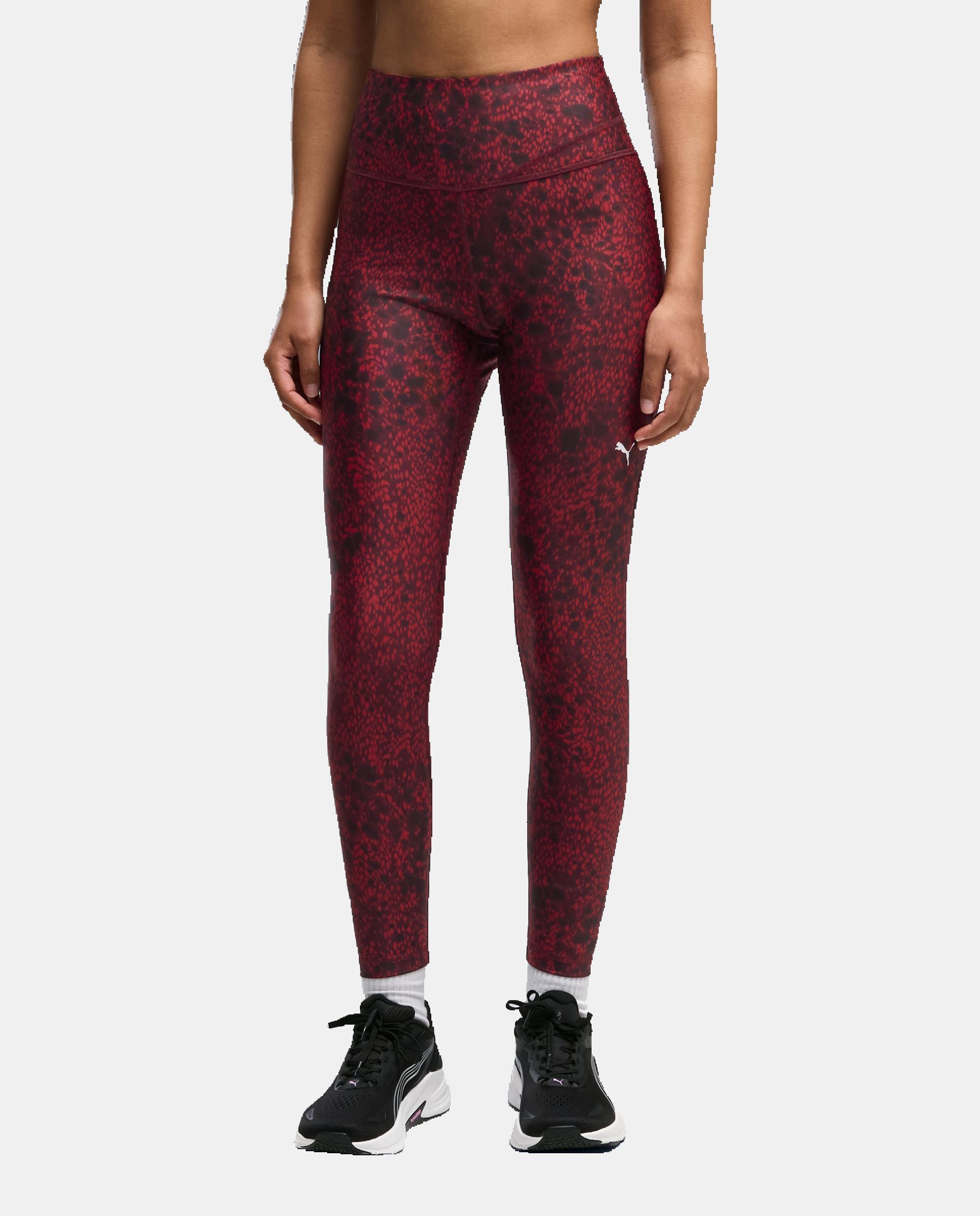 Mallas Largas de Training de Mujer W Tropical Speed Tight - HW Puma - Rojo Rojo-5
