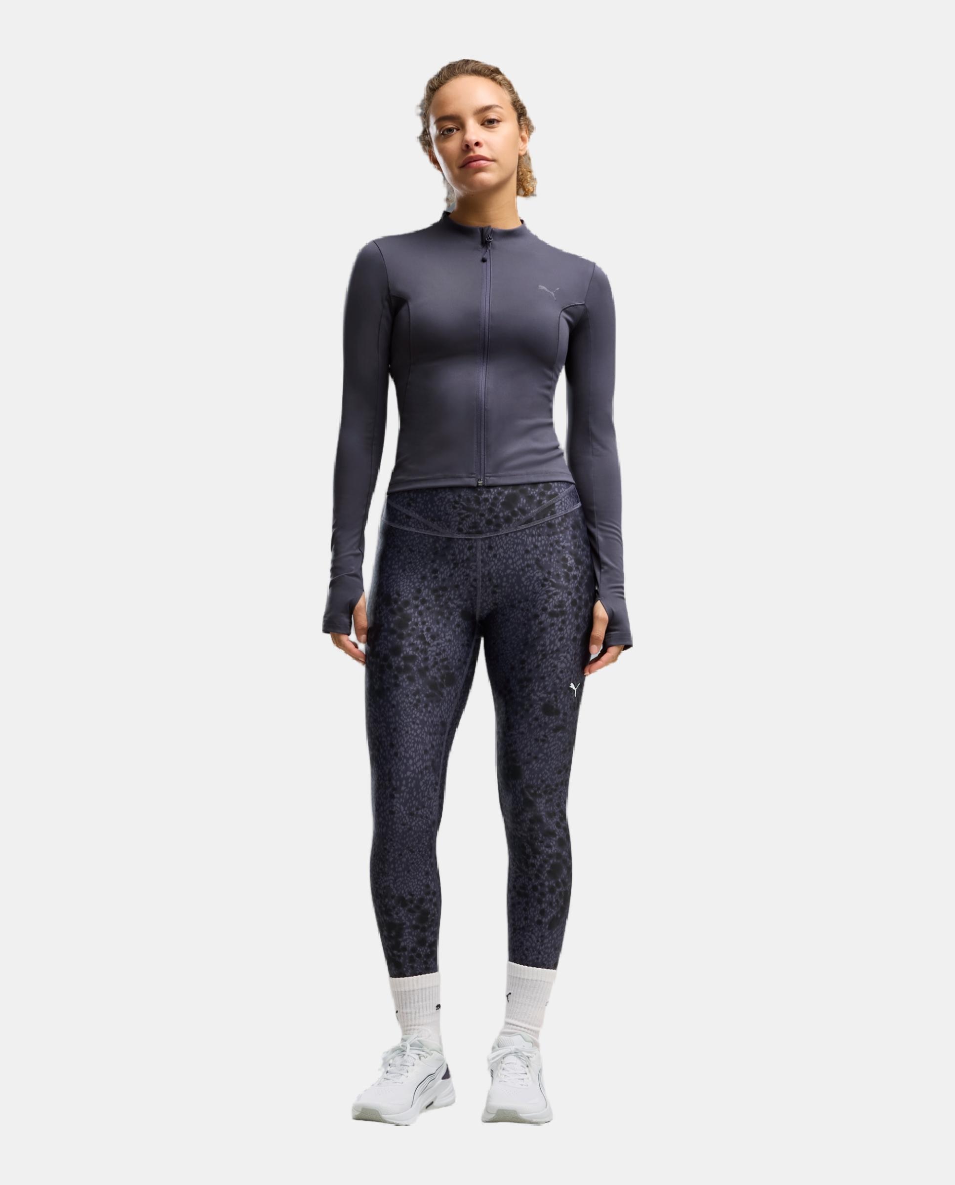 Mallas Largas de Training de Mujer W Tropical Speed Tight - HW Puma - Morado Morado-3