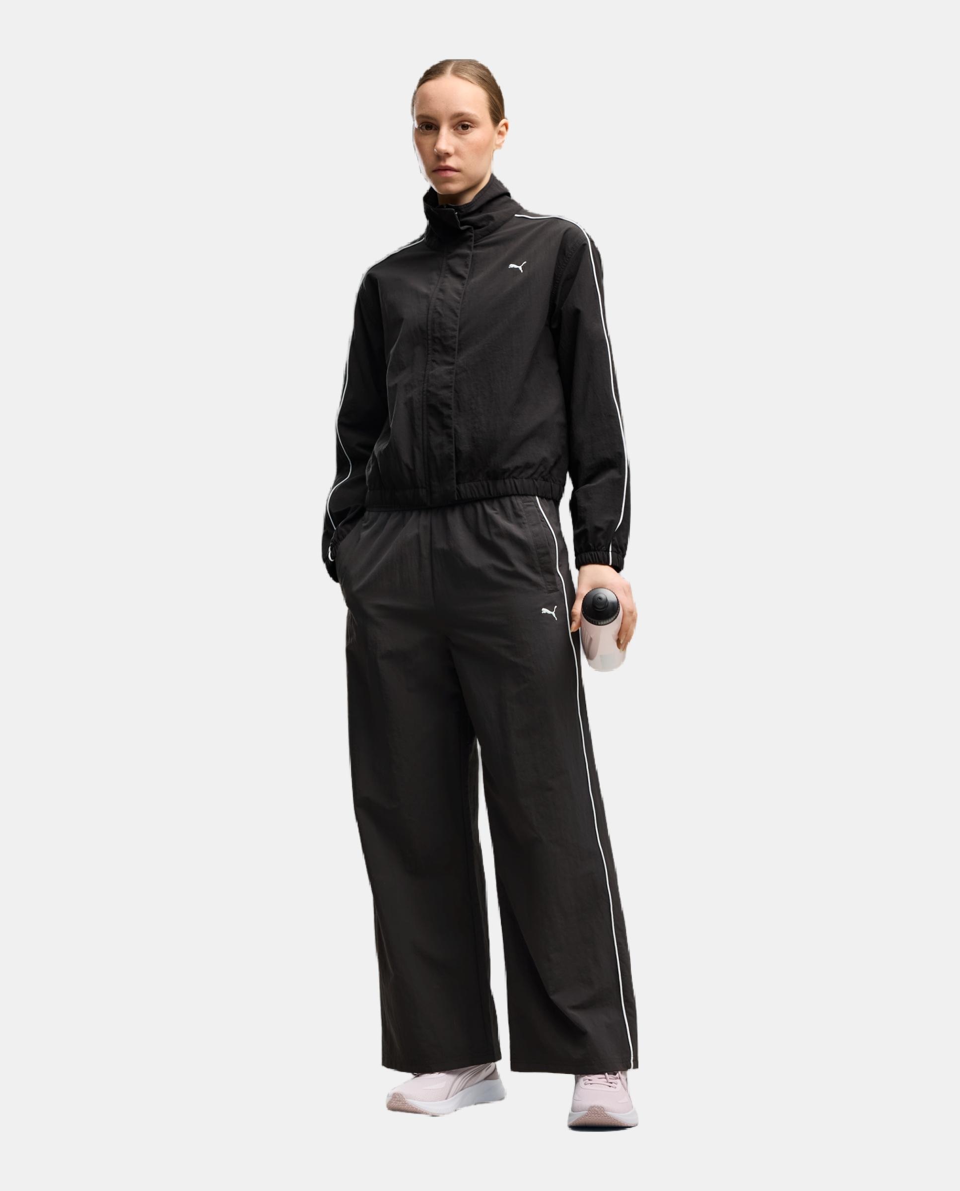 Chaquetas de Training de Mujer W Tropical Speed Moto Woven Ja Puma - Negro Negro-5