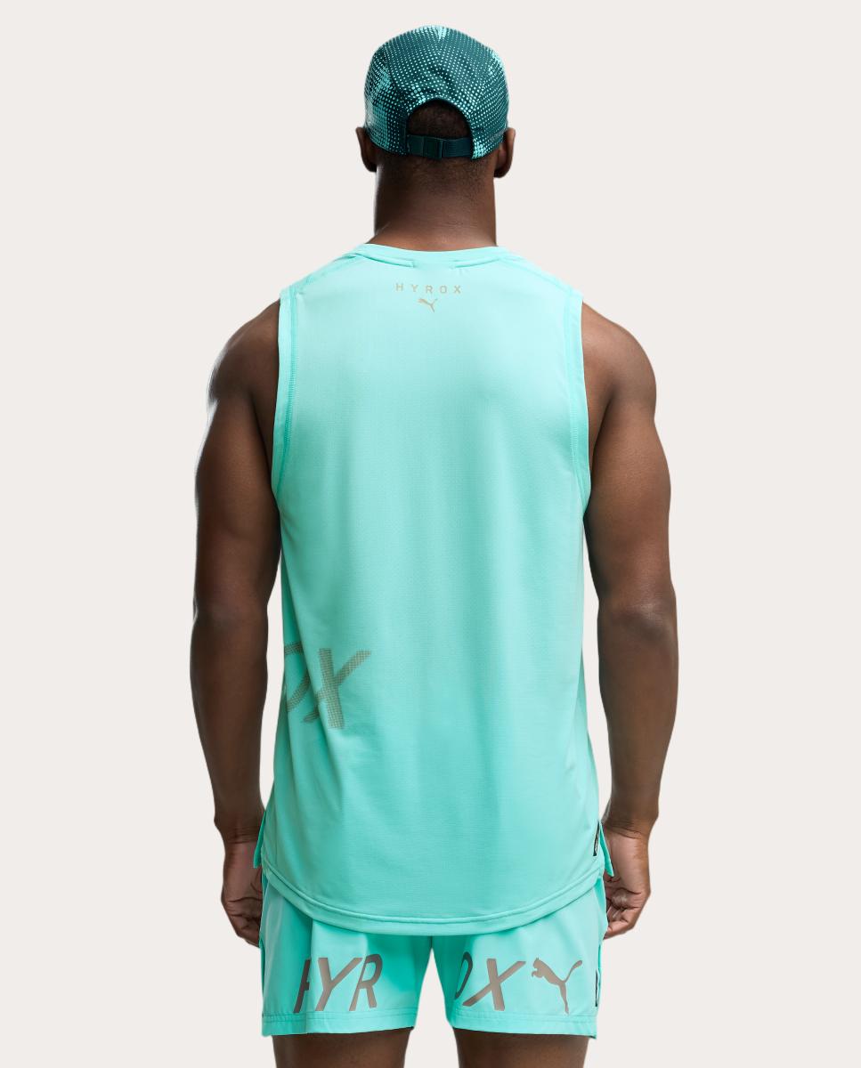 T-Shirt S/M de Training de Homem M Puma X Hyrox Pwrmode Tank Puma Verde-2