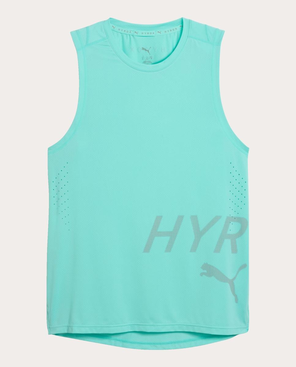 T-Shirt S/M de Training de Homem M Puma X Hyrox Pwrmode Tank Puma Verde-4