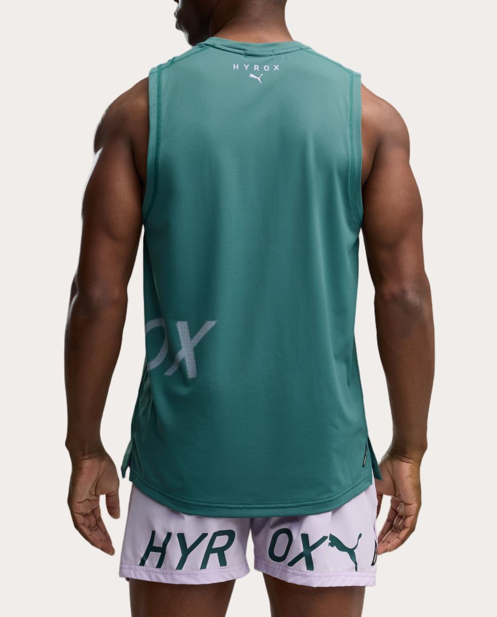 T-Shirt S/M de Training de Homem M Puma X Hyrox Pwrmode Tank Puma Verde-2