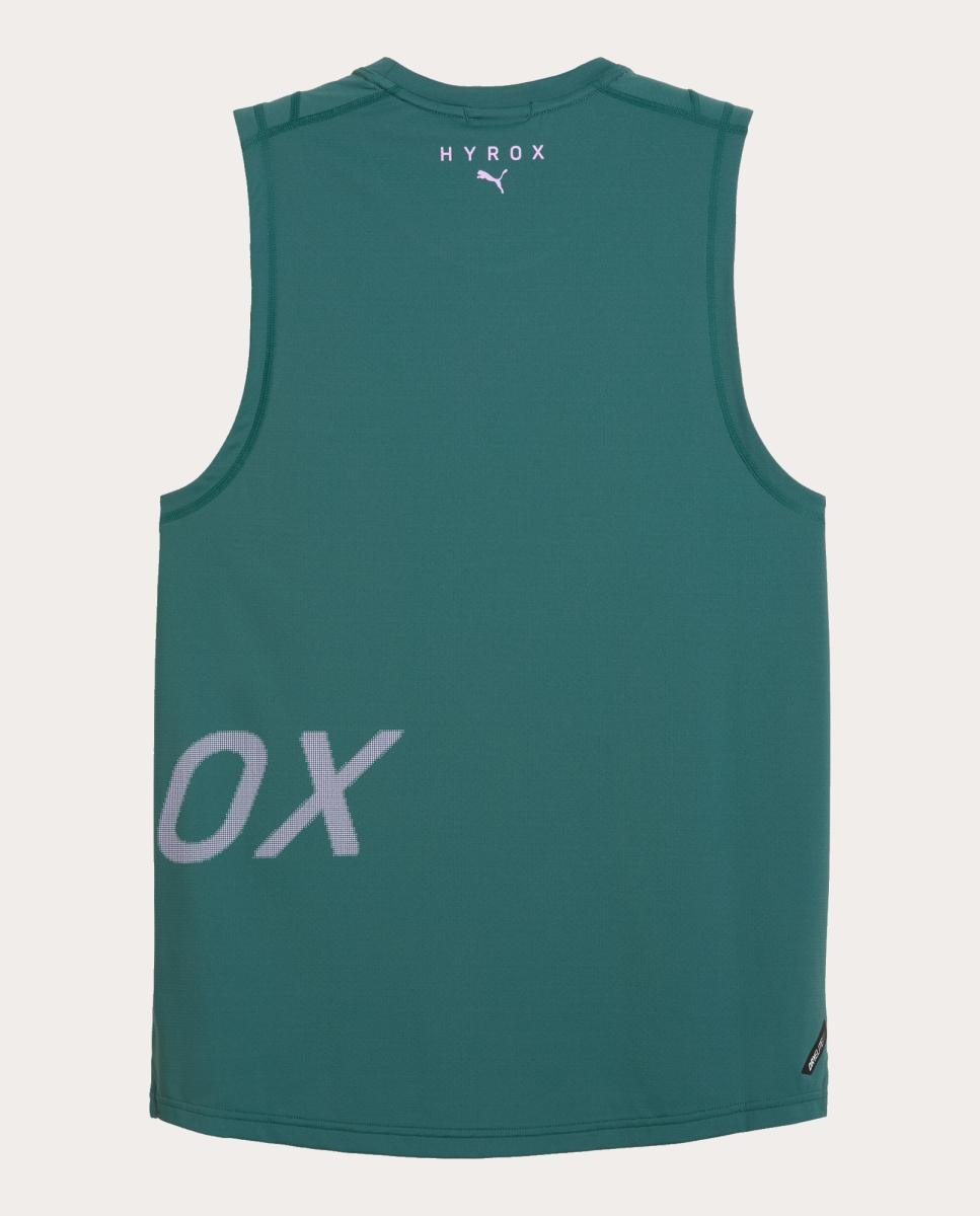 T-Shirt S/M de Training de Homem M Puma X Hyrox Pwrmode Tank Puma Verde-5