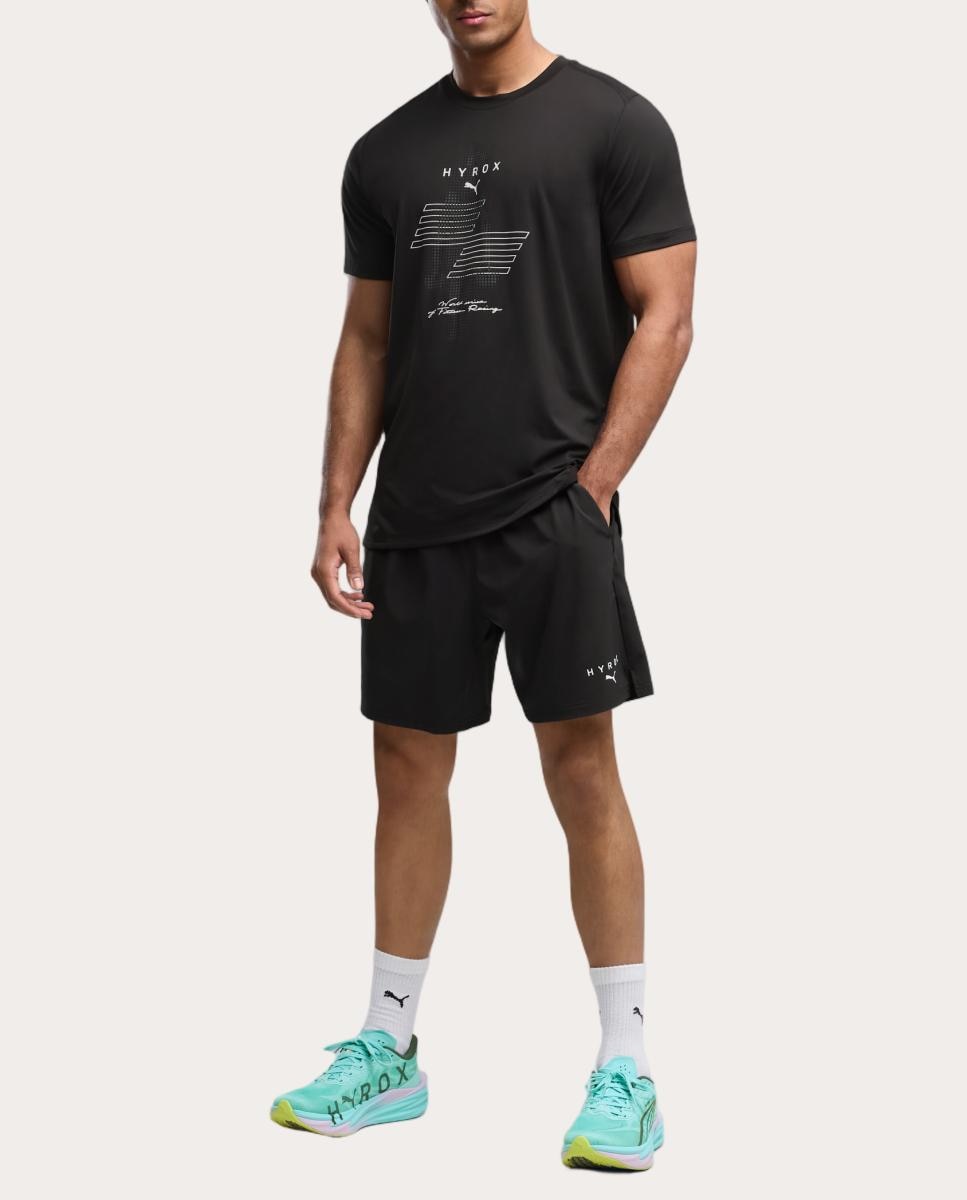 T-Shirt de Training de Homem M Puma X Hyrox Cloudspun Tee Puma Preto-3