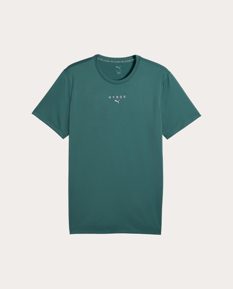 T-Shirt de Training de Homem M Puma X Hyrox Poly Graphic Te Puma Verde-5
