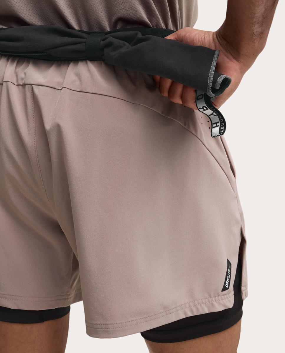 Calções de Training de Homem M Puma X Hyrox 2In1 Pwrmode Sh Puma Castanho-4