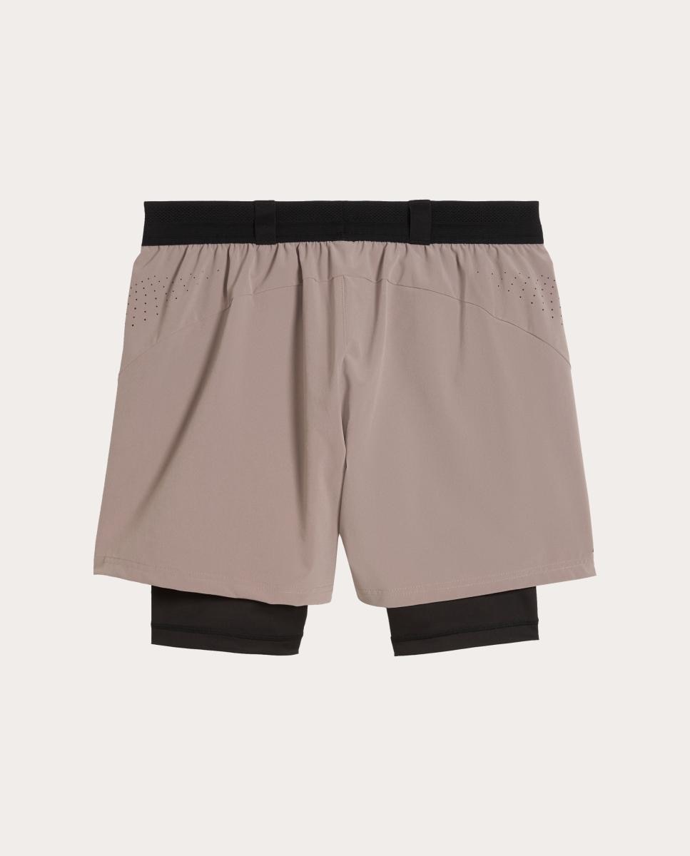 Calções de Training de Homem M Puma X Hyrox 2In1 Pwrmode Sh Puma Castanho-6