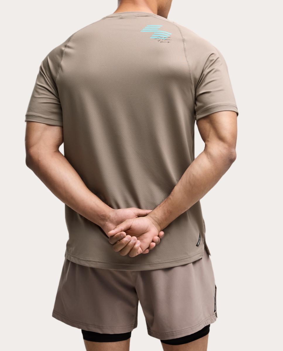 T-Shirt de Training de Homem M Puma X Hyrox Pwrmode Tee Puma Castanho-2