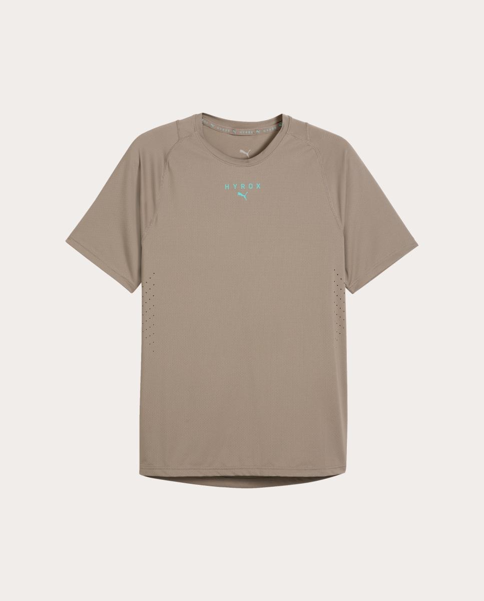 T-Shirt de Training de Homem M Puma X Hyrox Pwrmode Tee Puma Castanho-4