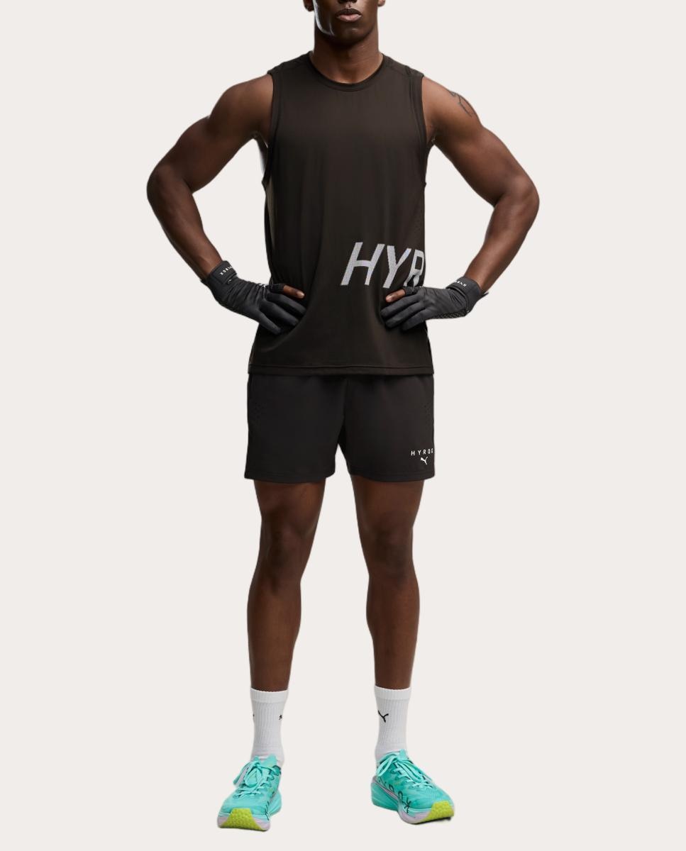 Calções de Training de Homem M Puma X Hyrox Pwrmode 5" Shor Puma Preto-3