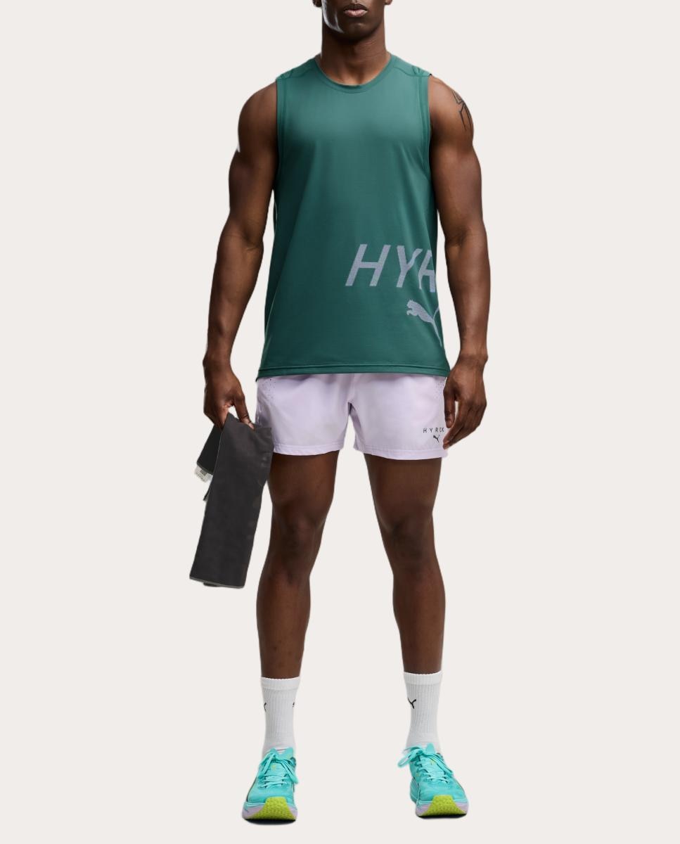 Calções de Training de Homem M Puma X Hyrox Pwrmode 5" Shor Puma Roxo-3