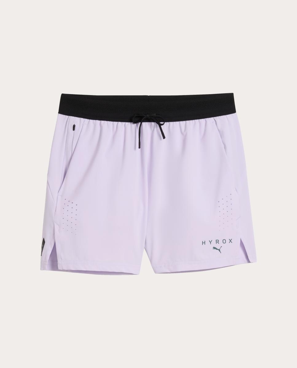 Calções de Training de Homem M Puma X Hyrox Pwrmode 5" Shor Puma Roxo-5