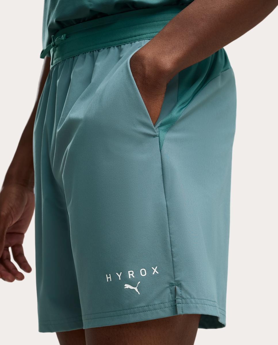 Calções de Training de Homem M Puma X Hyrox 7" Pwrtrain Sho Puma Verde-3