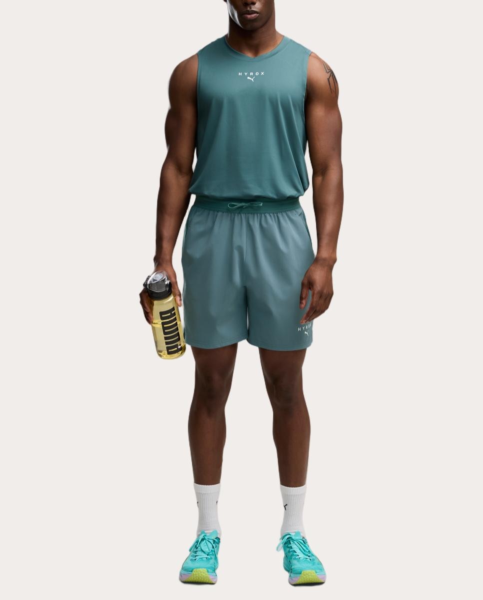 Calções de Training de Homem M Puma X Hyrox 7" Pwrtrain Sho Puma Verde-4