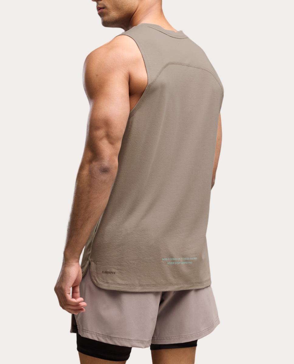 T-Shirt S/M de Training de Homem M Puma X Hyrox Cloudspun Tank Puma Castanho-2