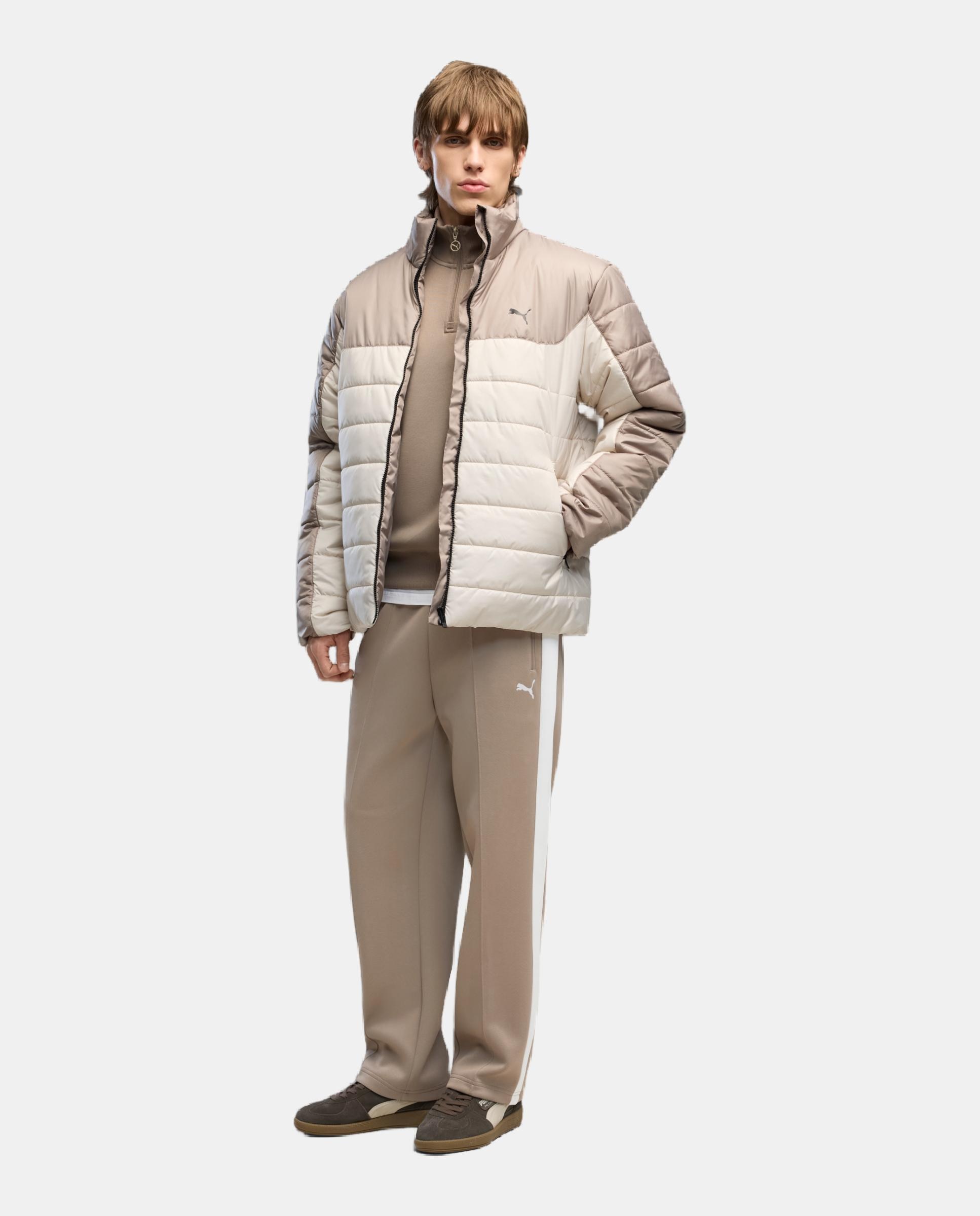 Calças Casual de Homem T7 Always On Relaxed Track Pan Puma Castanho-3