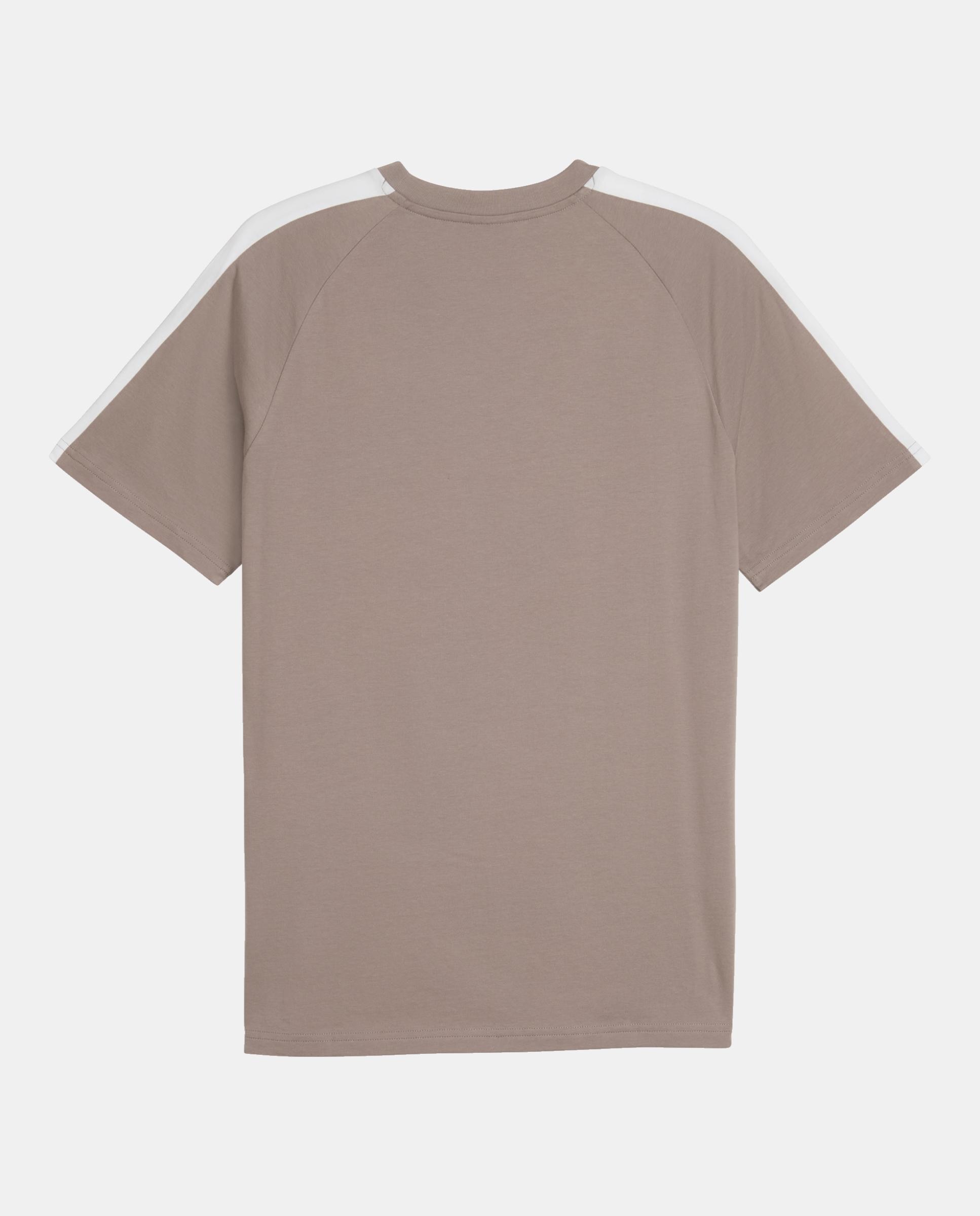 T-Shirt M/C Casual de Homem T7 Tee Puma Castanho-4