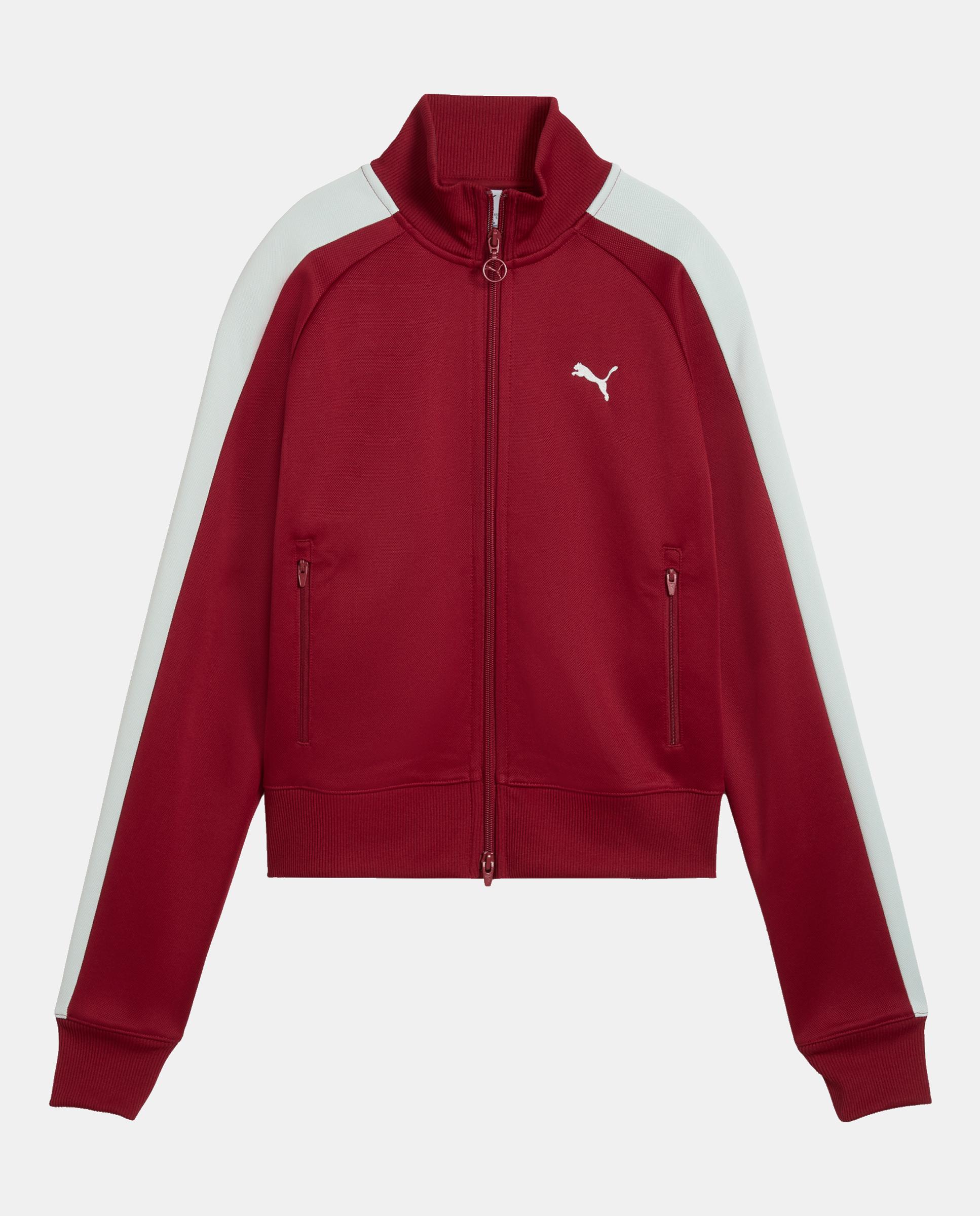 Casaco Casual de Mulher T7 Always On Short Track Jacke Puma Vermelho-3