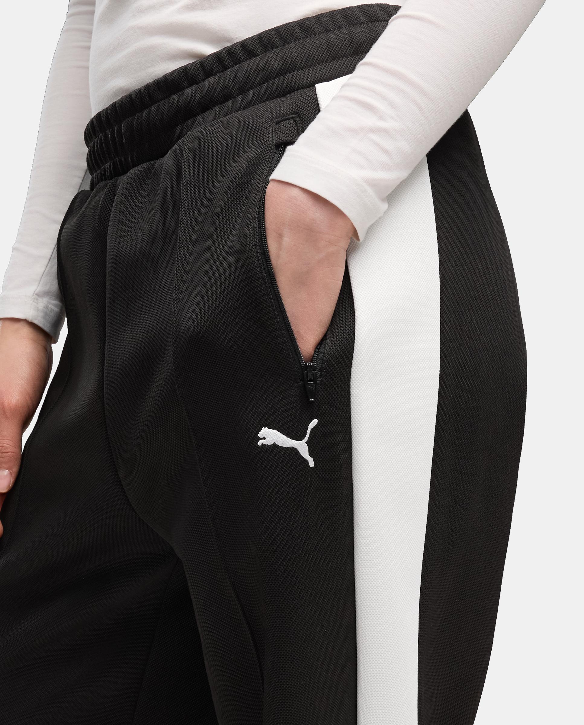 Calças Casual de Mulher T7 Always On Straight Track Pa Puma Preto-6