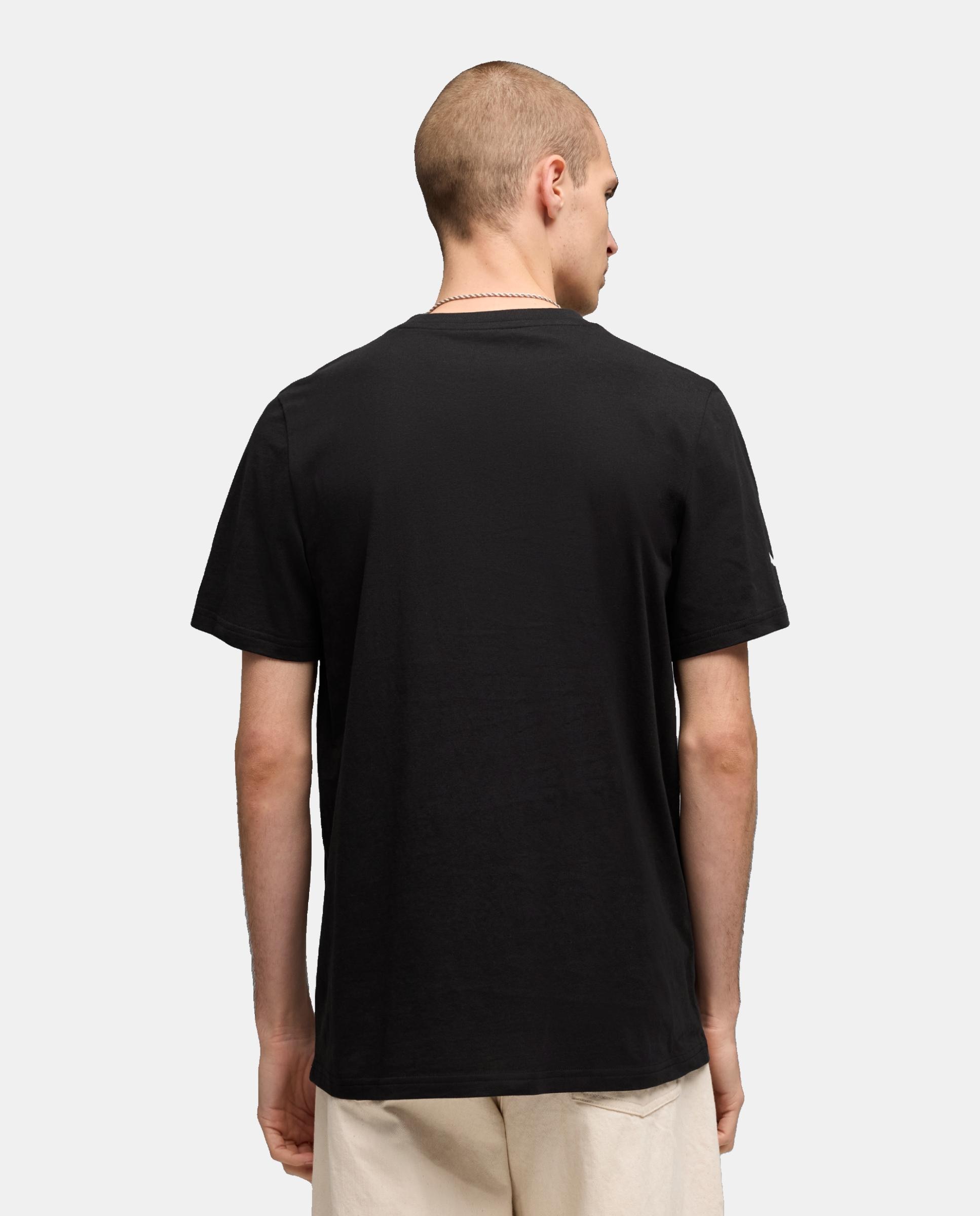 T-shirt de Manga Curta Casual de Homem BMW MMS Ess Logo Tee Preto-2