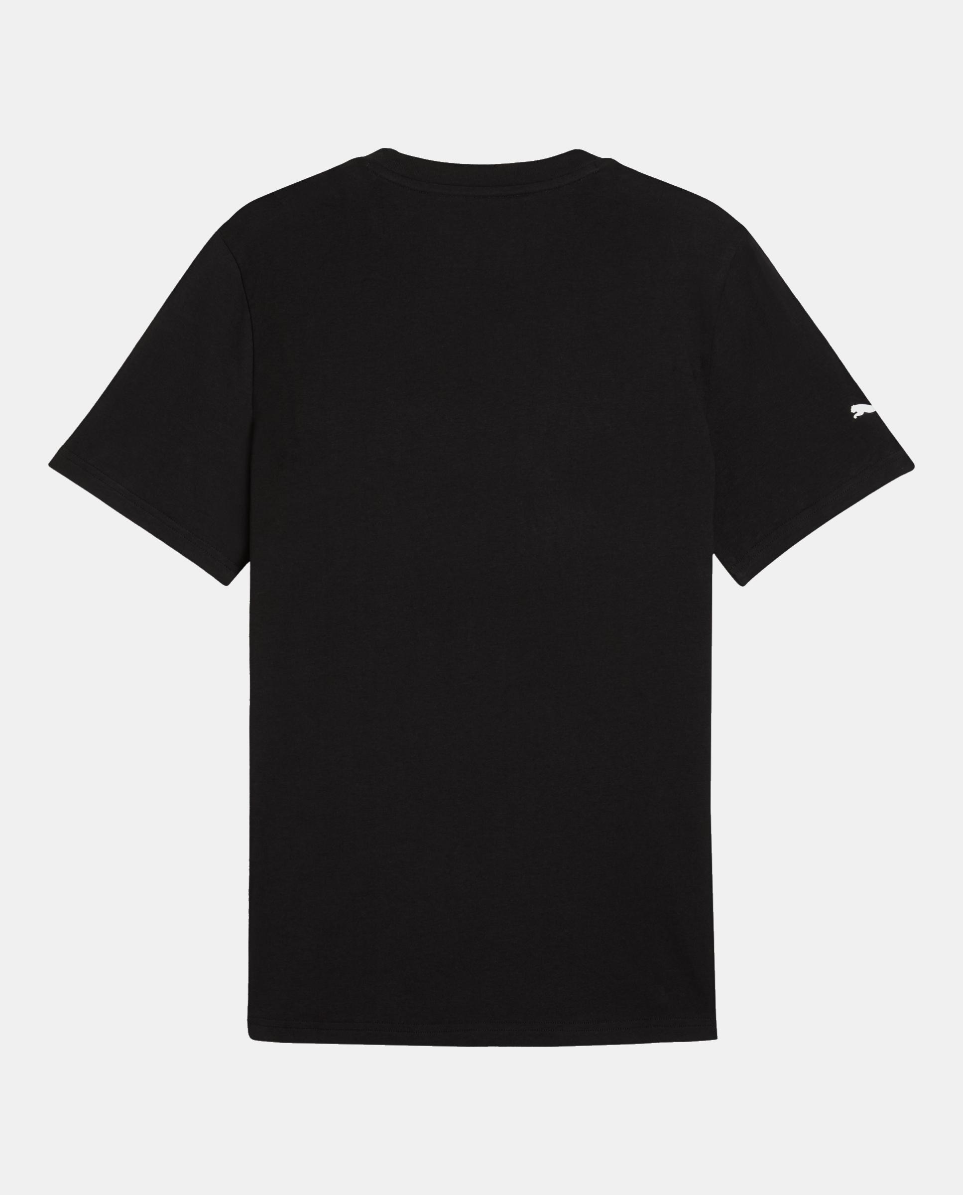 T-shirt de Manga Curta Casual de Homem BMW MMS Ess Logo Tee Preto-3