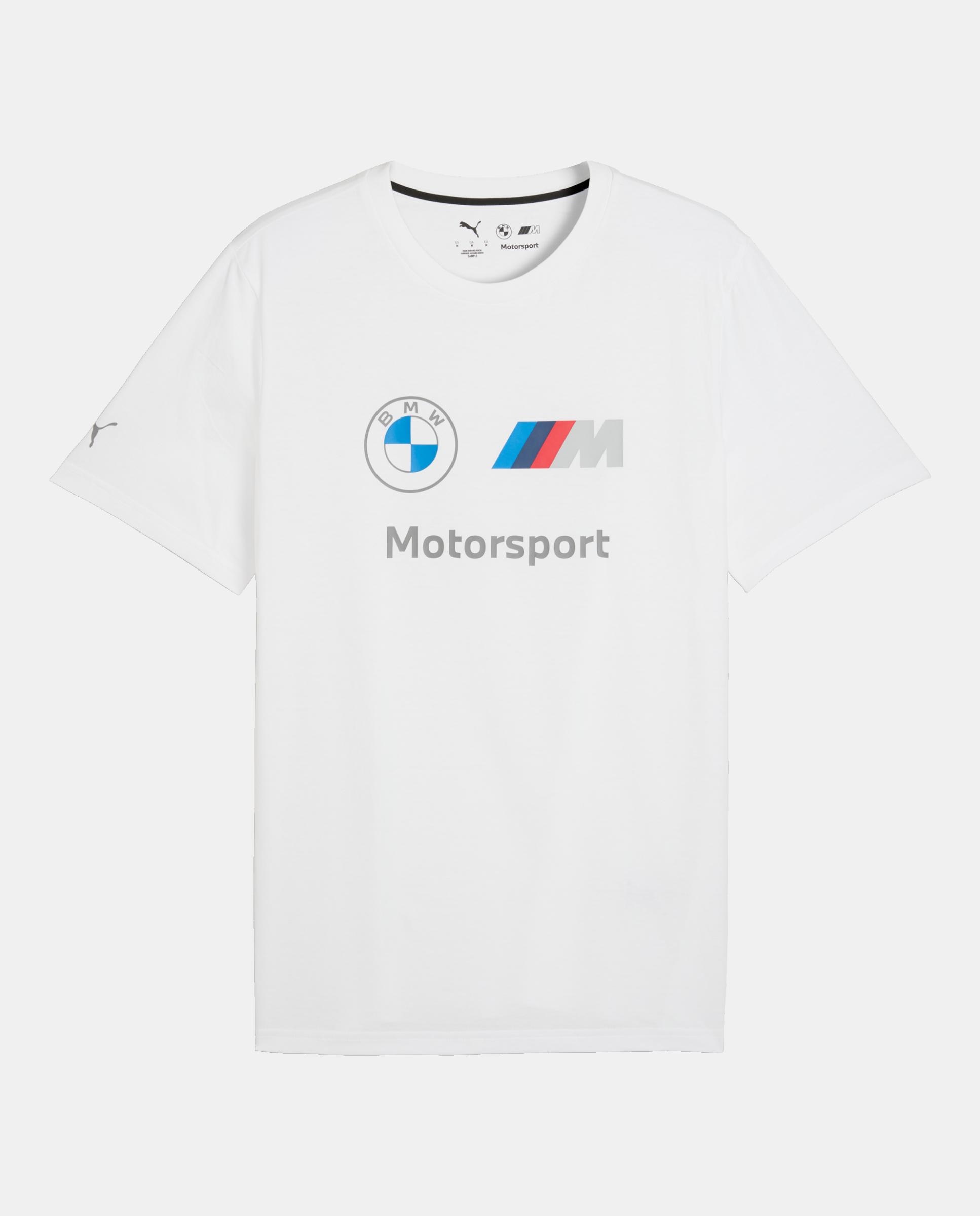 T-shirt de Manga Curta Casual de Homem BMW MMS Ess Logo Tee Branco-3