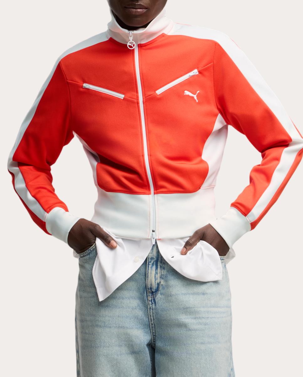 Casaco Casual de Mulher T7 Retro Track Jacket Puma Vermelho-3