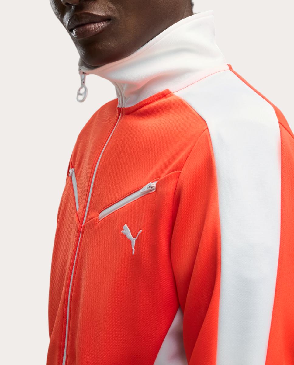 Casaco Casual de Mulher T7 Retro Track Jacket Puma Vermelho-4