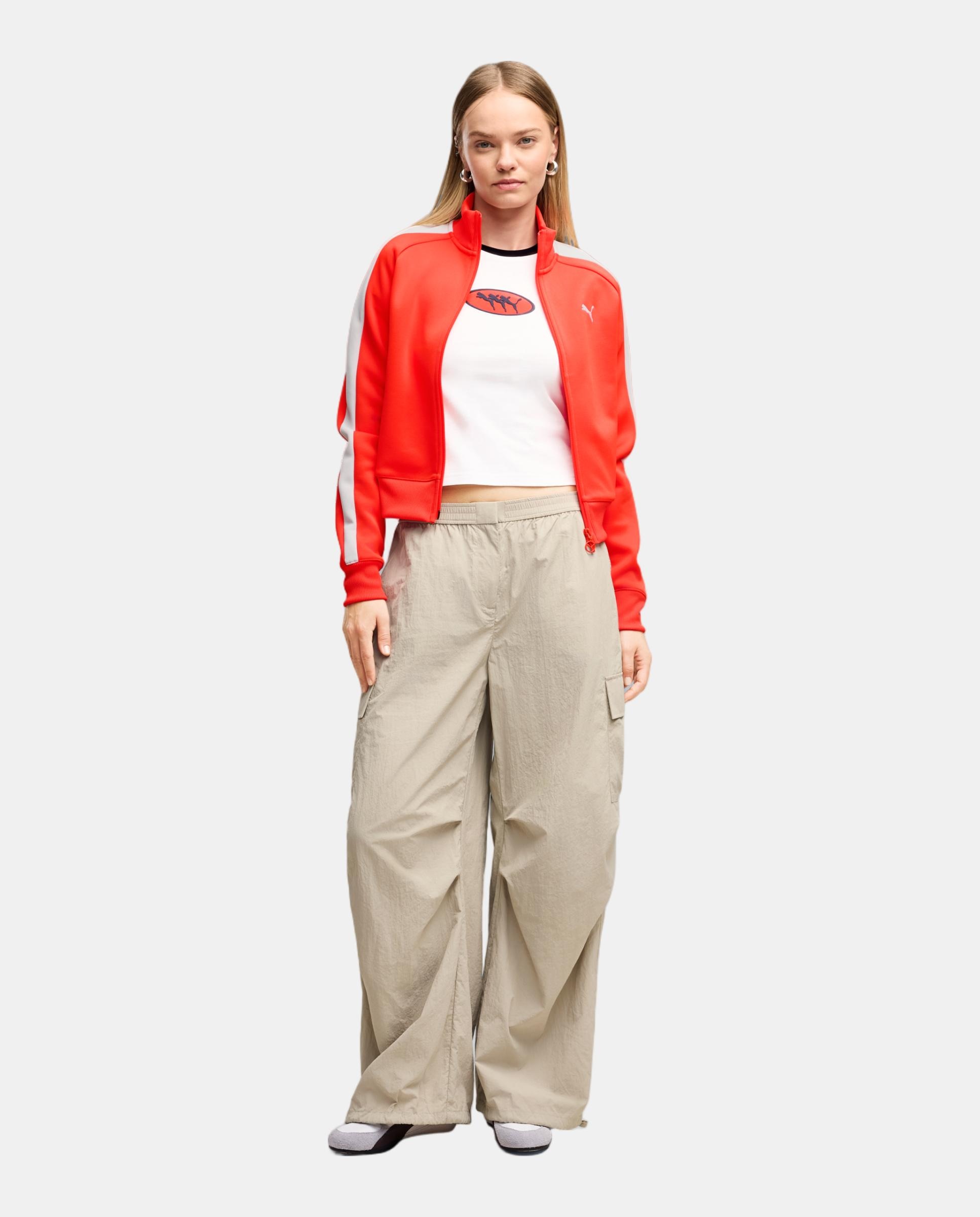 T-Shirt M/C Casual de Mulher Future.Puma.Archive Slim Graph Puma Branco-5