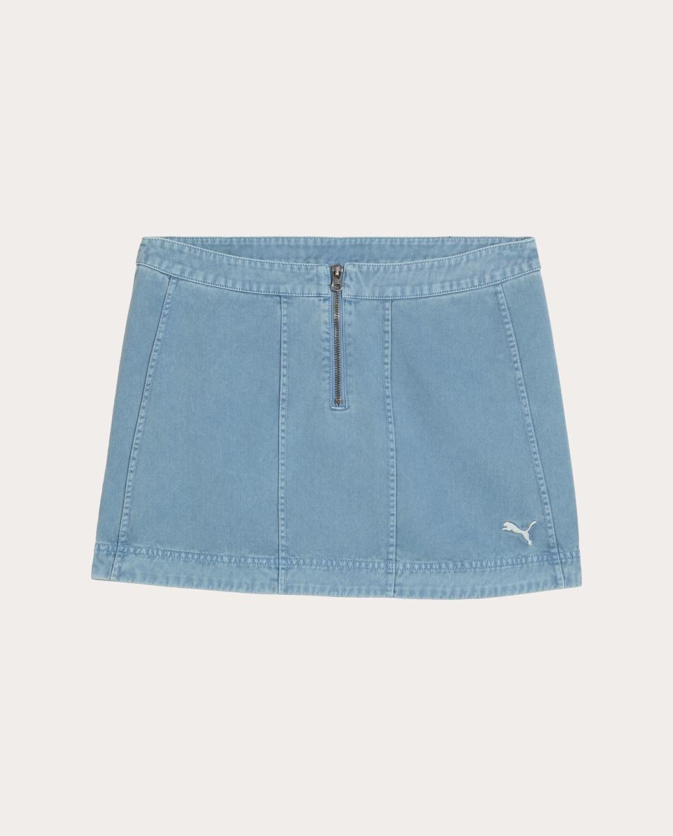 Saia Casual de Mulher Future.Puma.Archive Washed Twi Puma Azul-4