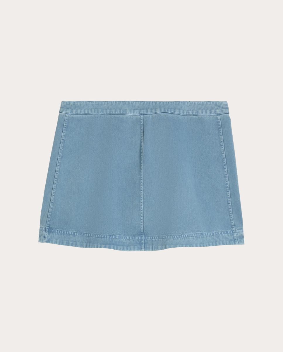 Saia Casual de Mulher Future.Puma.Archive Washed Twi Puma Azul-5