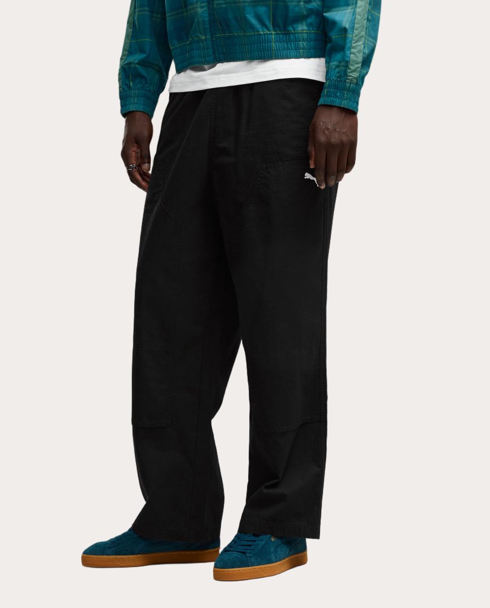 Calças Casual de Homem Ess Carpenter Woven Pants Puma Preto-5