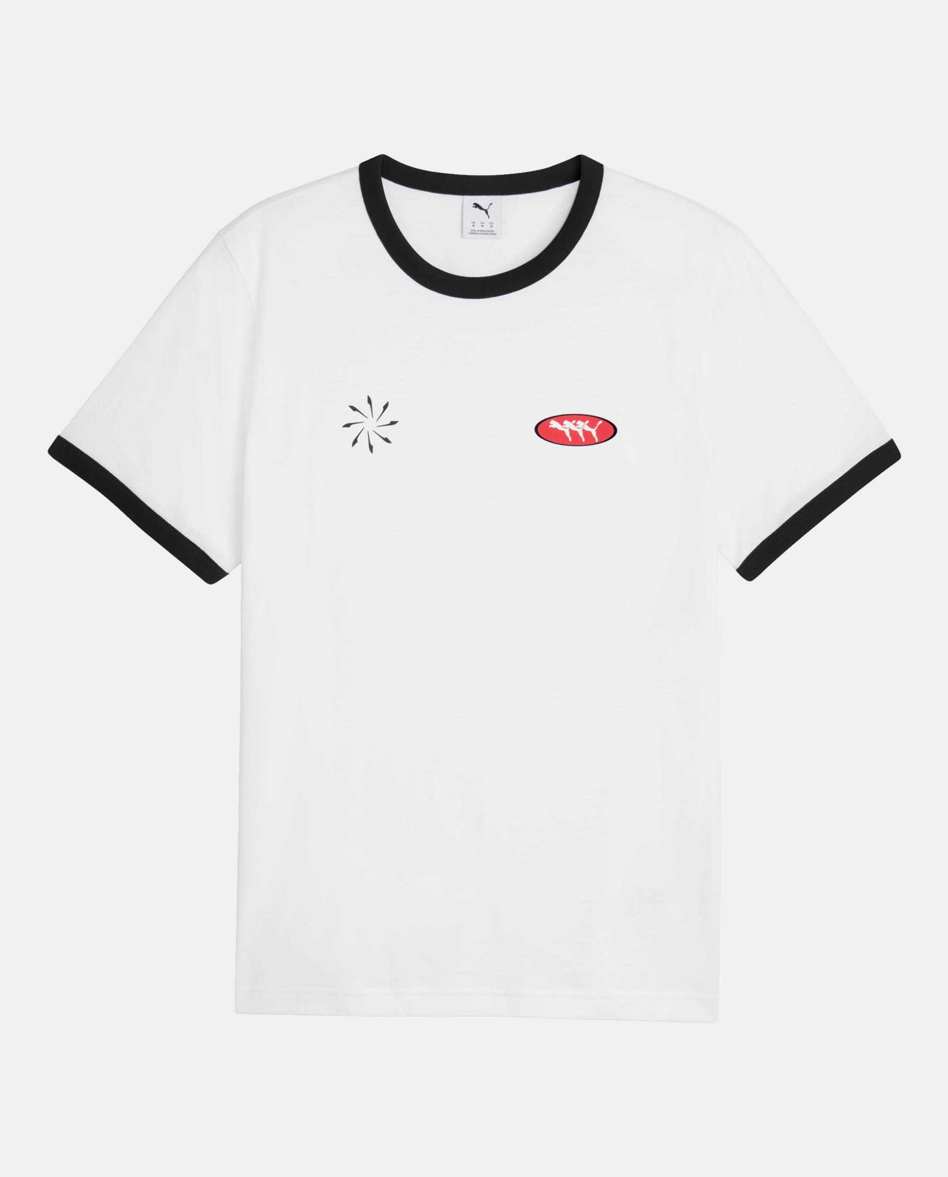 T-Shirt M/C Casual de Homem Future.Puma.Archive Ringer Tee Puma Branco-3