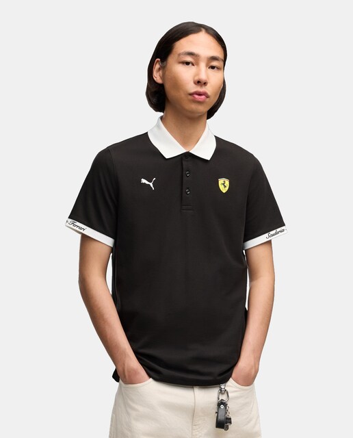 Camisetas M/C de Casual de Hombre Ferrari Piquet Polo Puma