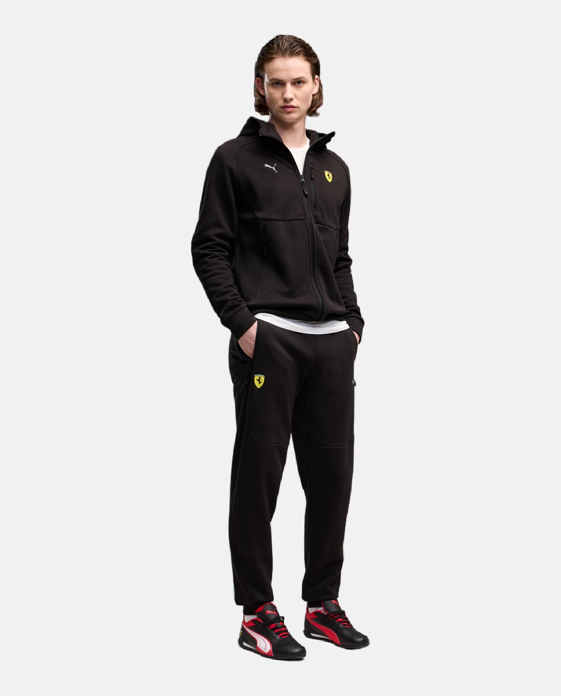 Pantalones Largos de Casual de Hombre Ferrari Puma Tech Pant Puma - Negro Negro-5