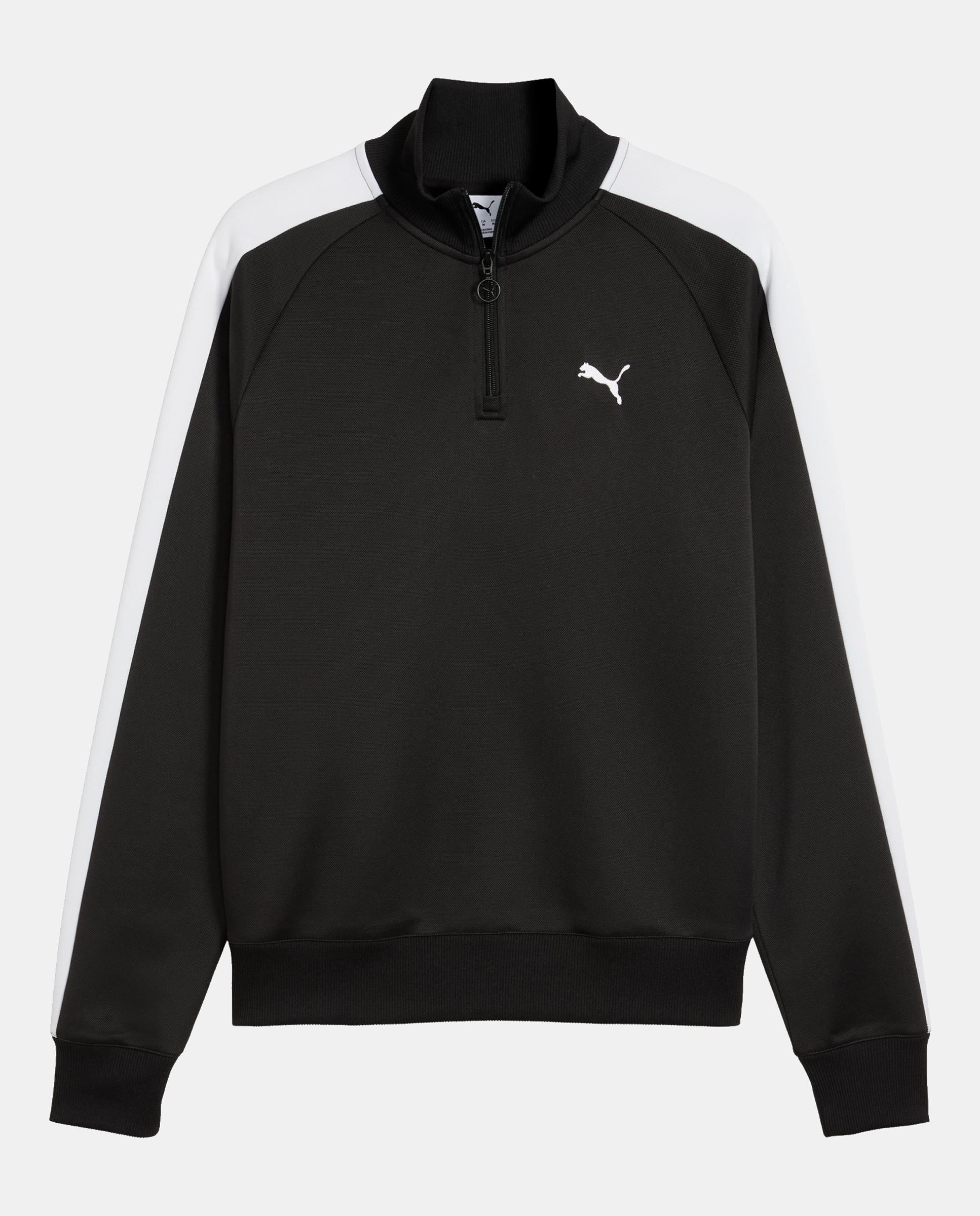 Sweatshirt  Casual de Homem T7 Family Quarter Zip Track Ja Puma Preto-3